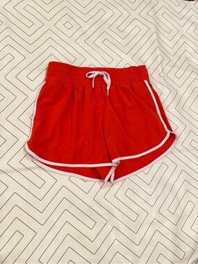 Athleta High Rise Weekender Stripe Run Short